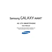 Samsung Galaxy Avant MetroPCS SM-G386TRKATMB Phone manual cover