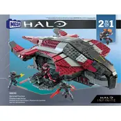 Mega Construx Mattel Halo Banished Phantom HHC43 Construction Set manual cover