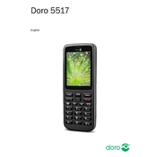 Doro 5517 Phone manual cover