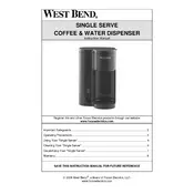 West Bend L5681A 56202 Dispenser manual cover