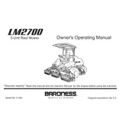 Kubota LM2700 Mower manual cover