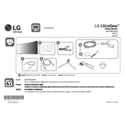 LG 38GN950 38GN950-B.AUS Monitor manual cover