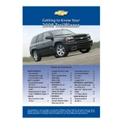 Chevrolet Trailblazer 2008 manual cover