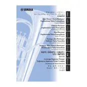 Yamaha Alto Tenor Horn Brass manual cover