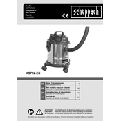 Scheppach ASP12-ES Black CH 5807705903 Vacuum Cleaner manual cover