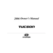 Hyundai Tucson 2006 SUV manual cover