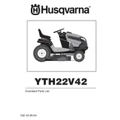 Husqvarna YTH22V42 Lawn Mower manual cover