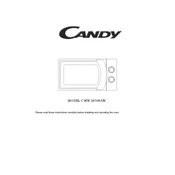 Candy CMW20 1DS manual cover