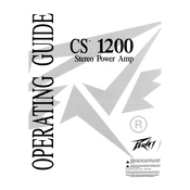 Peavey CS 1200 Amplifier manual cover