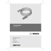 Bosch Self Priming Kit Accessory manual cover