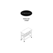 Crosley CF3027 Cart manual cover