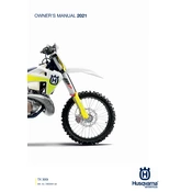 Husqvarna TX 300i 2021 Motorcycle manual cover