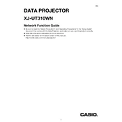 Casio XJ-UT310WN Projector manual cover