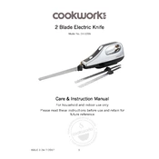 Cookworks 6985459 EK-120S Knife manual cover