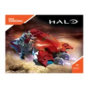 Mega Construx Mattel Halo Banished Ghost Rush DXF01 Construction Set manual cover