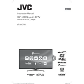 JVC LT-32C795 manual cover