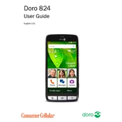 Doro 824 Phone manual cover