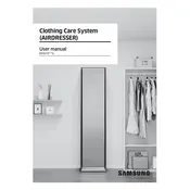 Samsung AirDresser DF60R8200DG Clothes Steamer manual cover