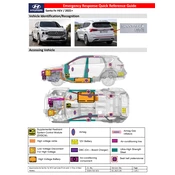 Hyundai Santa Fe Hybrid Blue 2021 SUV manual cover