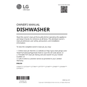 LG LDP6809BD LDP6809BD.ABDESNA Dishwasher manual cover