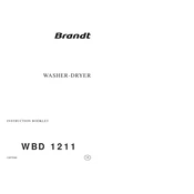 Fagor WBD1211 Washing Machine manual cover