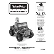 Power Wheels Mattel Jeep Blitz X6656 Toy manual cover