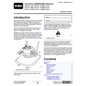 Toro HoverPro 450 02602 Mower manual cover