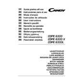 Candy CDPE 6333 manual cover