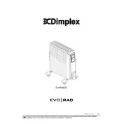 Dimplex Evo Rad EvoRad2E Radiator manual cover