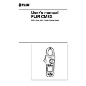 Flir CM83 Clamp Meter manual cover