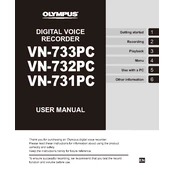 Olympus VN-731PC manual cover