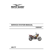 Moto Guzzi V85 TT Motorcycle manual cover