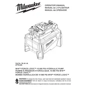 Milwaukee M18 2774-20 Pump manual cover