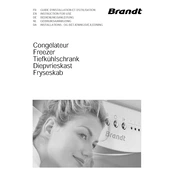 Brandt CM1928 Freezer manual cover