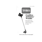 Toro 51512 Trimmer manual cover