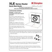 Dimplex XLE050 Heater manual cover