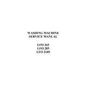 Brandt VLF100 Washing Machine manual cover