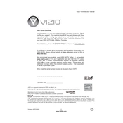 Vizio VO400E TV manual cover