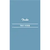 Fender Tre-Verb Effects Pedal manual cover