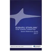 Subaru BRZ Limited Starlink 2017 manual cover