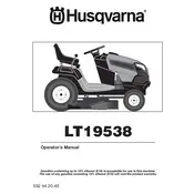 Husqvarna LT19538 Lawn Mower