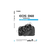 Canon EOS D60 manual cover