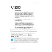 Vizio M160MV TV manual cover