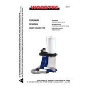 Woodtec XW117 3906301987 Dust Collector manual cover