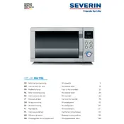 Severin MW 7755 Microwave manual cover