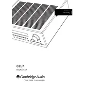 Cambridge Audio Azur 651R Receiver manual cover