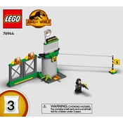 LEGO 76944-3 Construction Set manual cover