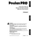 Poulan Pro PPB2000T Tiller manual cover