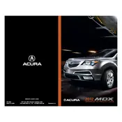 Acura MDX 2012 SUV manual cover