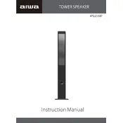 Aiwa ATS-215BT Speaker manual cover